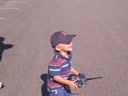 JJ Flying His First Radio Controlled Plane